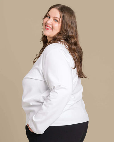 Arki Pitkähihainen T-paita - Valkoinen