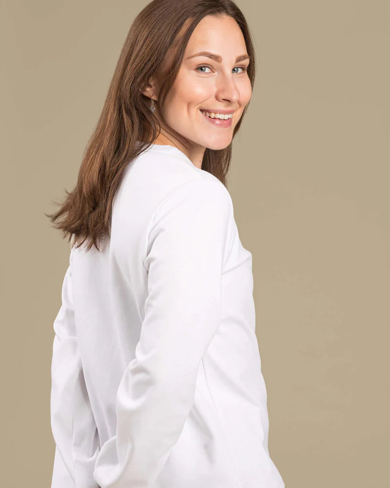 Arki Pitkähihainen T-paita - Valkoinen