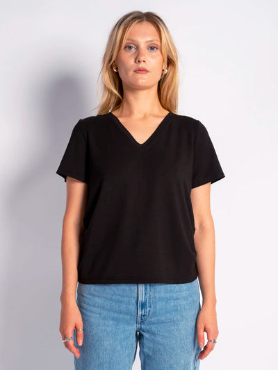 Classic V-Neck T-Shirt - Black