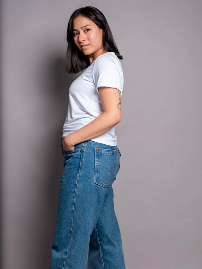 Classic V-neck T-shirt - White