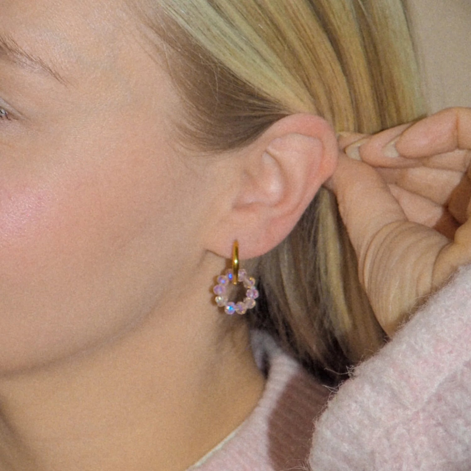Mini light pink - korvakorut