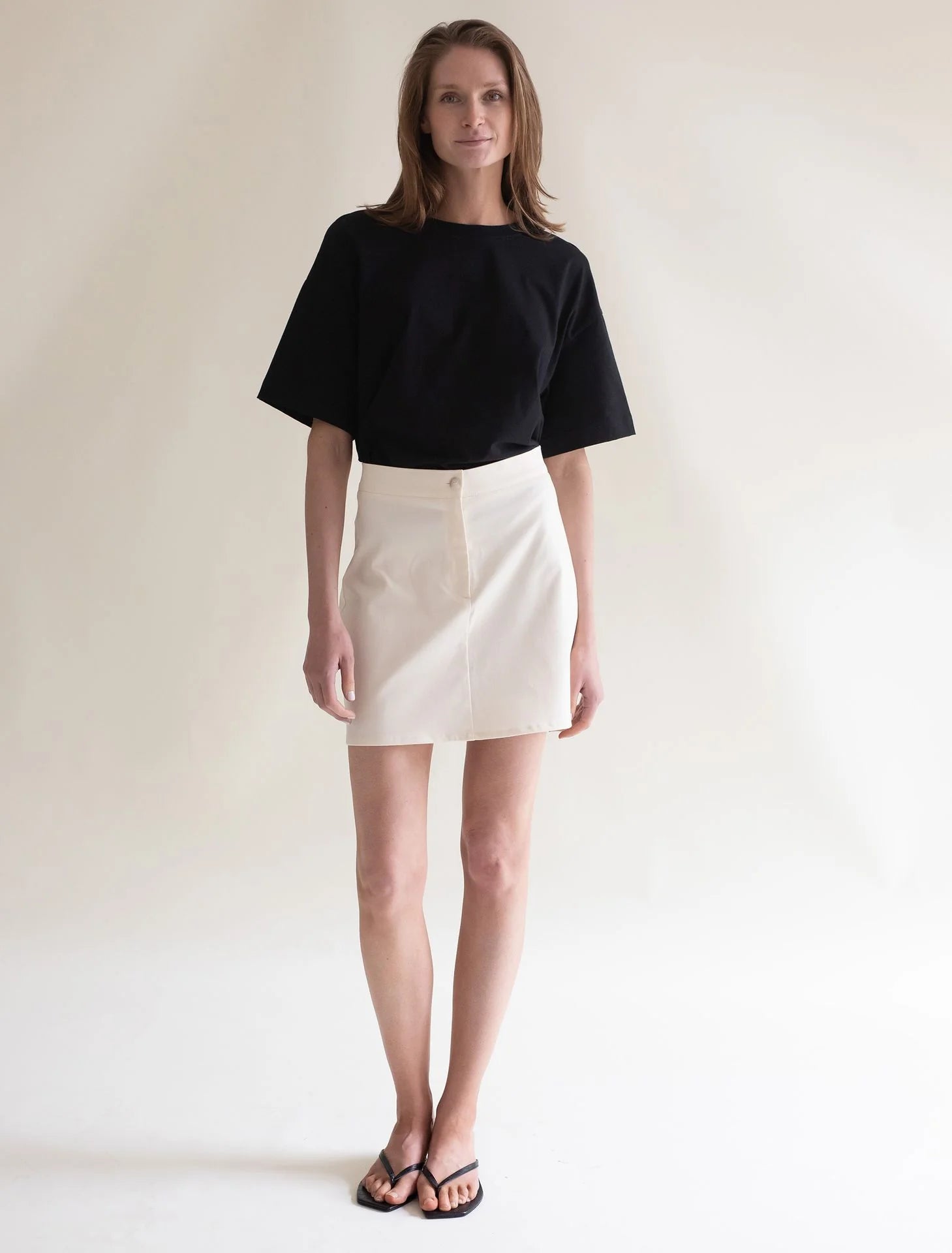 Cotton Skirt Off White