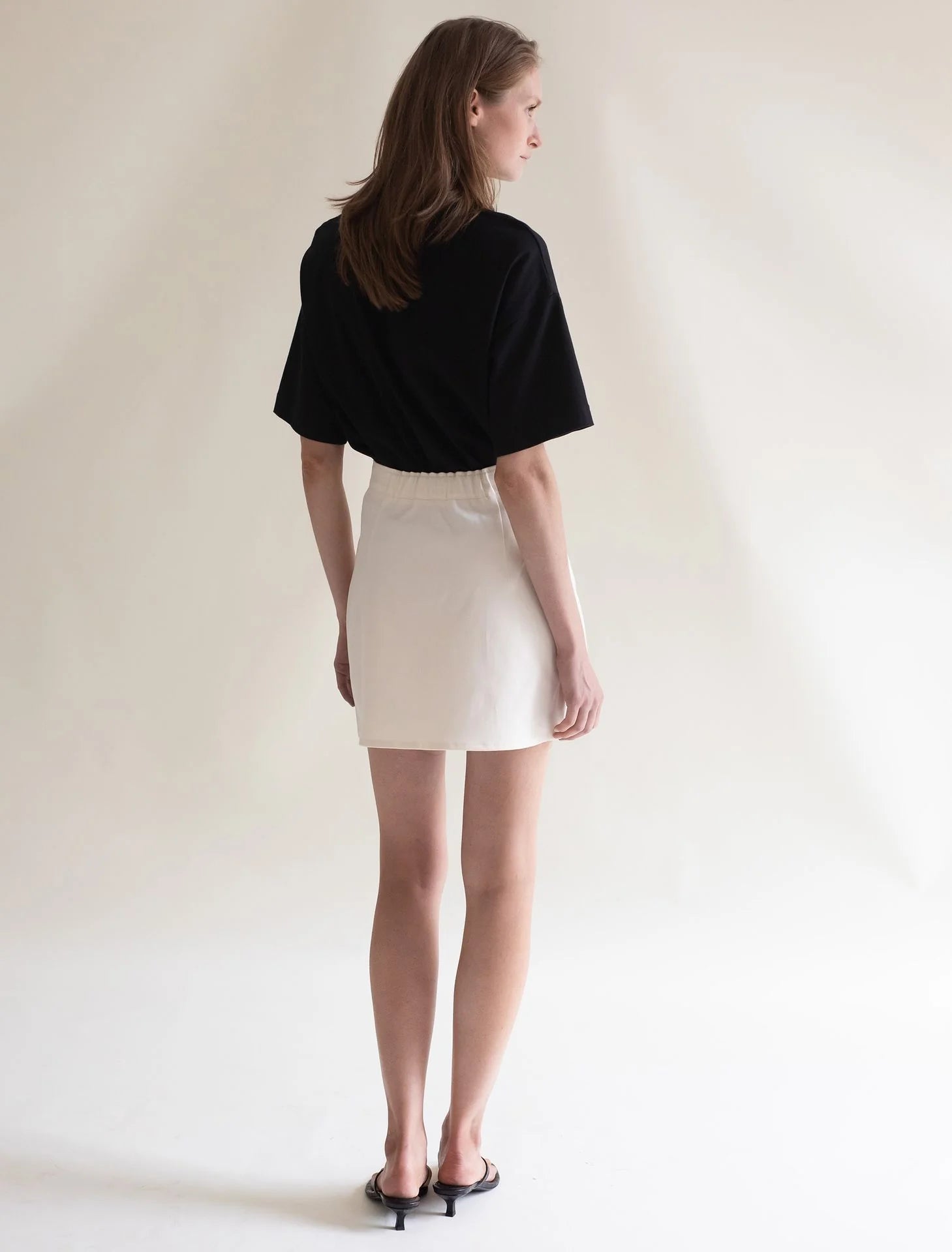 Cotton Skirt Off White