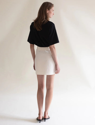 Cotton Skirt Off White