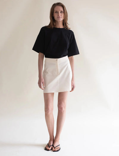 Cotton Skirt Off White