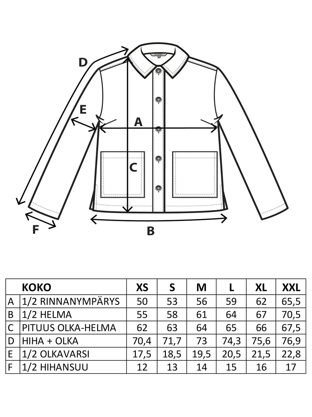 HETA Pellavajakku - Tumma denim