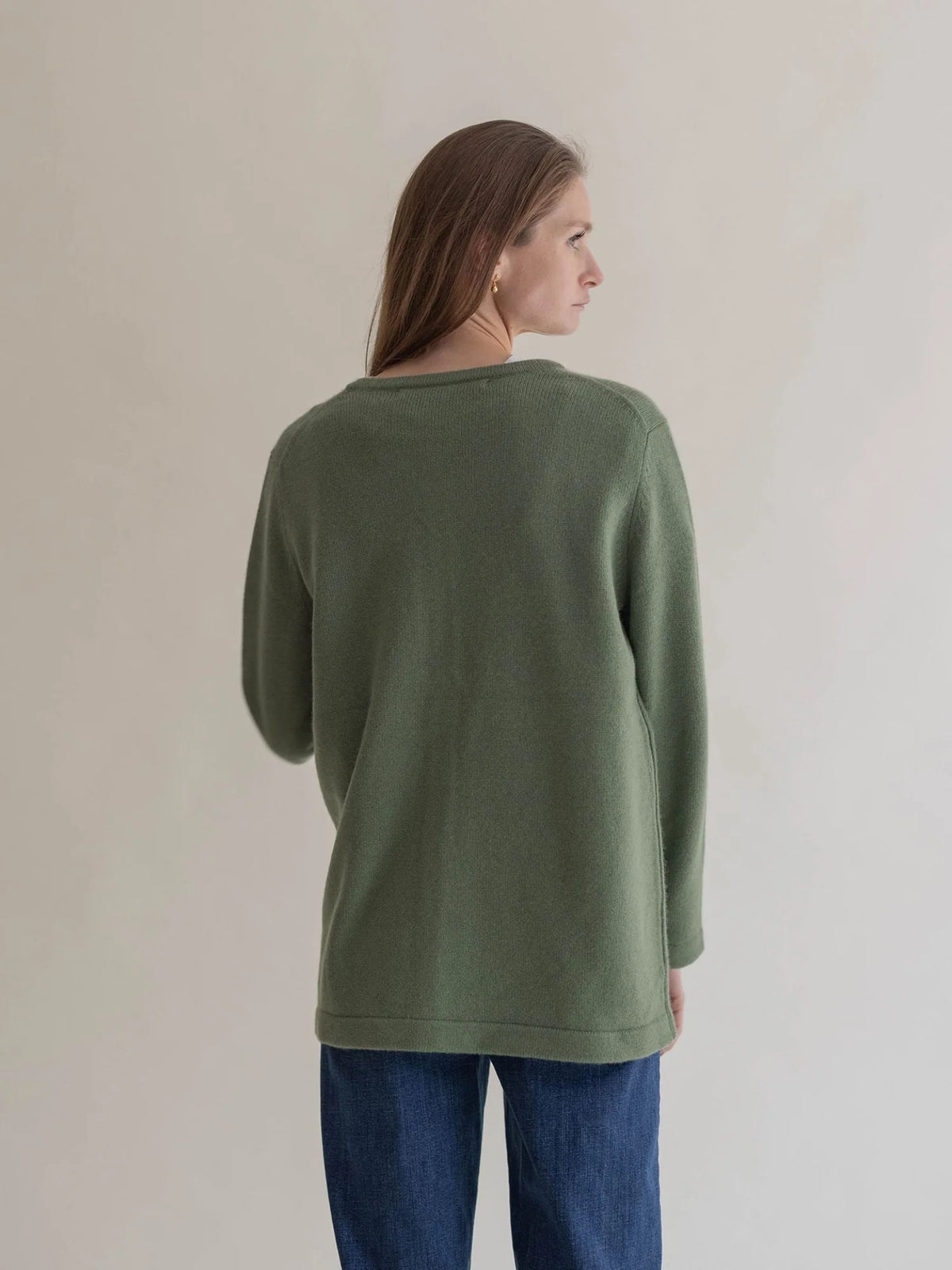 Cashmere Overshirt Sage