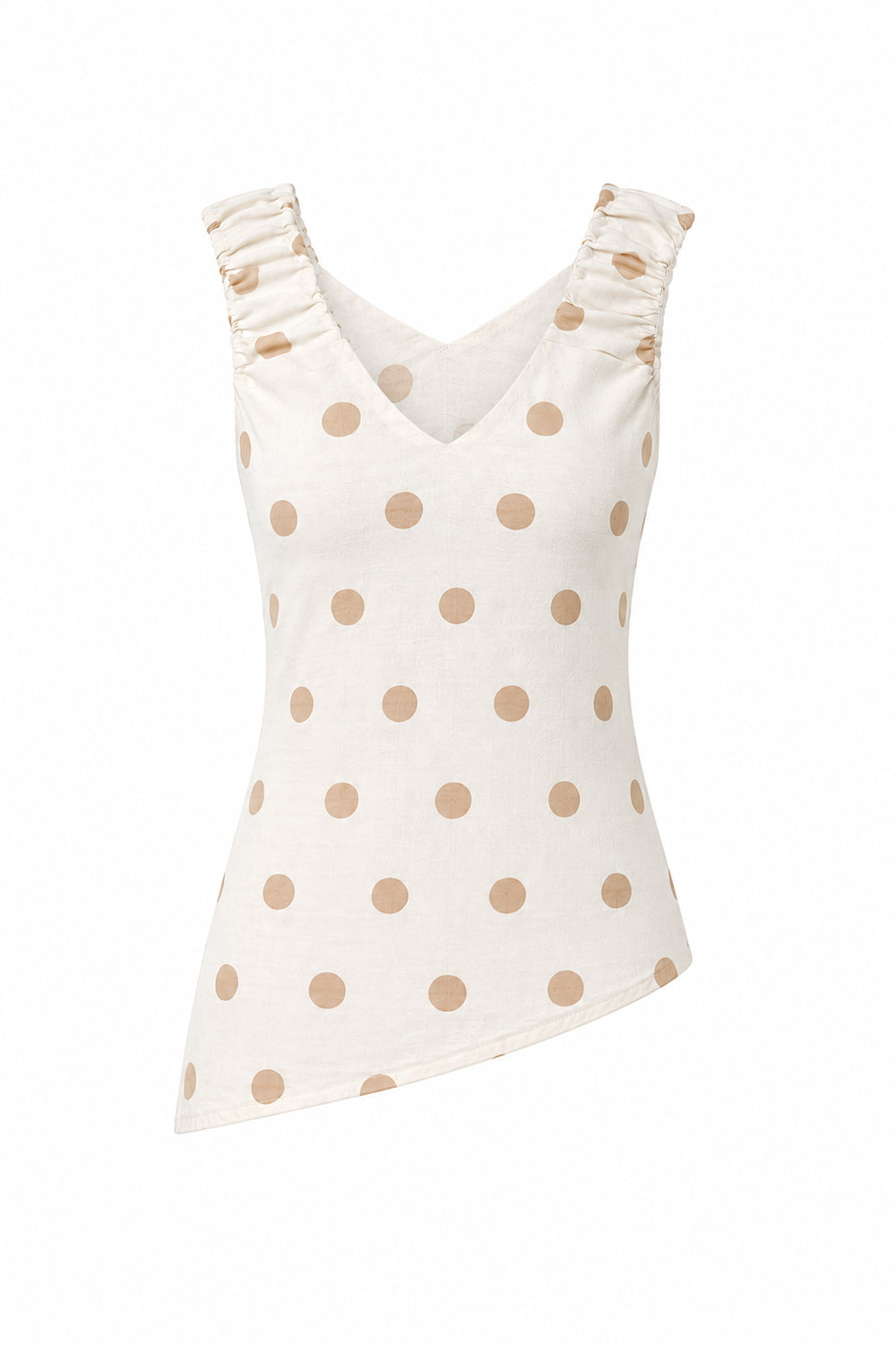 Beige Dot Top