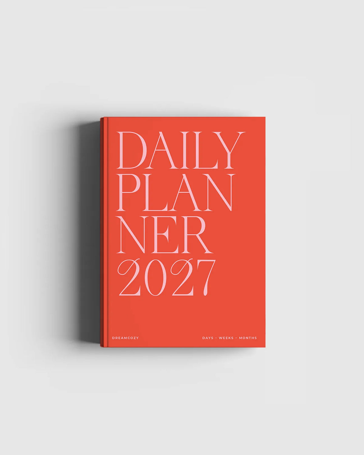 Cozy Planner 2027 – Berry Red