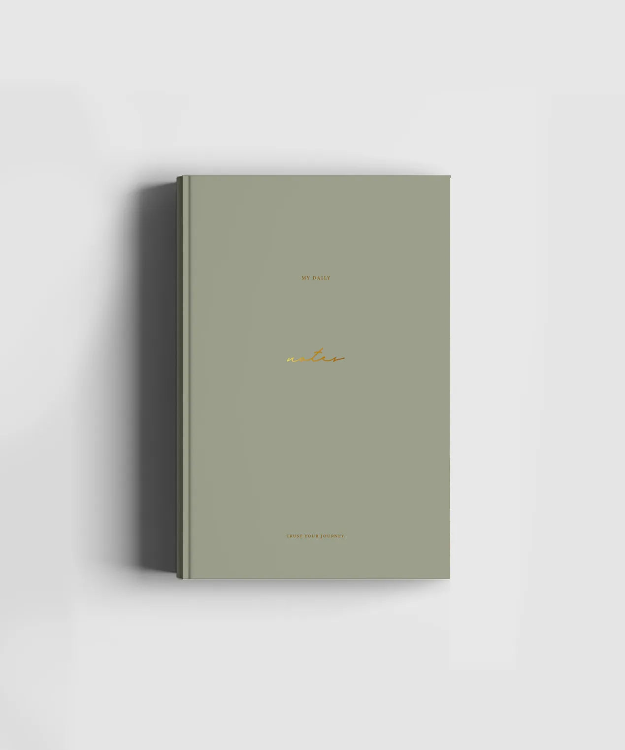 Soft Touch Notebook with Gold details – My Daily Notes, Trust Your Journey