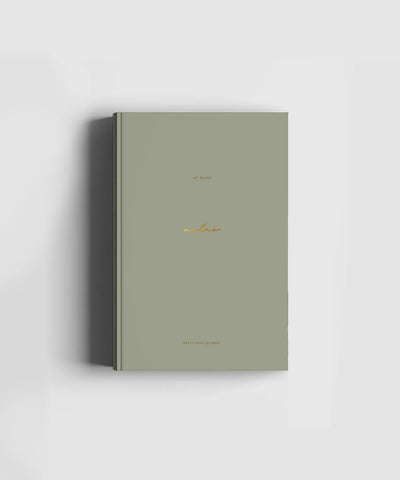 Soft Touch Notebook with Gold details – My Daily Notes, Trust Your Journey