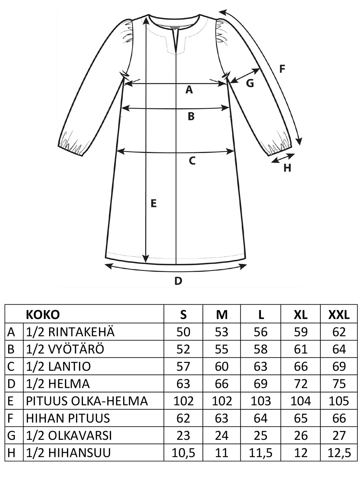 DAKOTA Pellavamekko - Musta