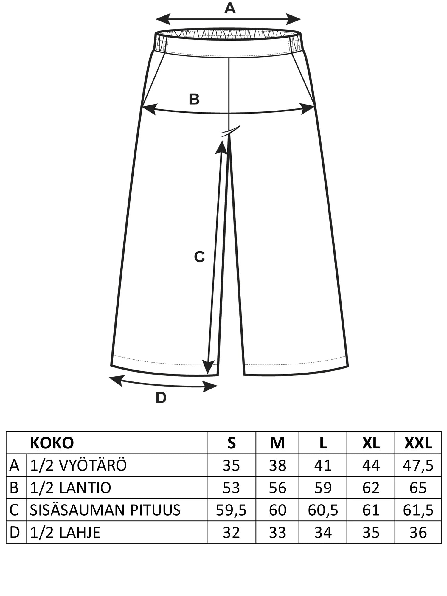 GERDA Pellavaculottes - Navy