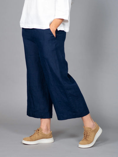 GERDA Pellavaculottes - Navy