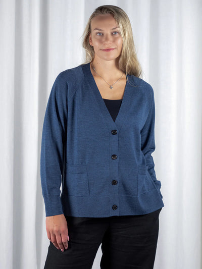 HERMIONE Merinovillatakki - Denim