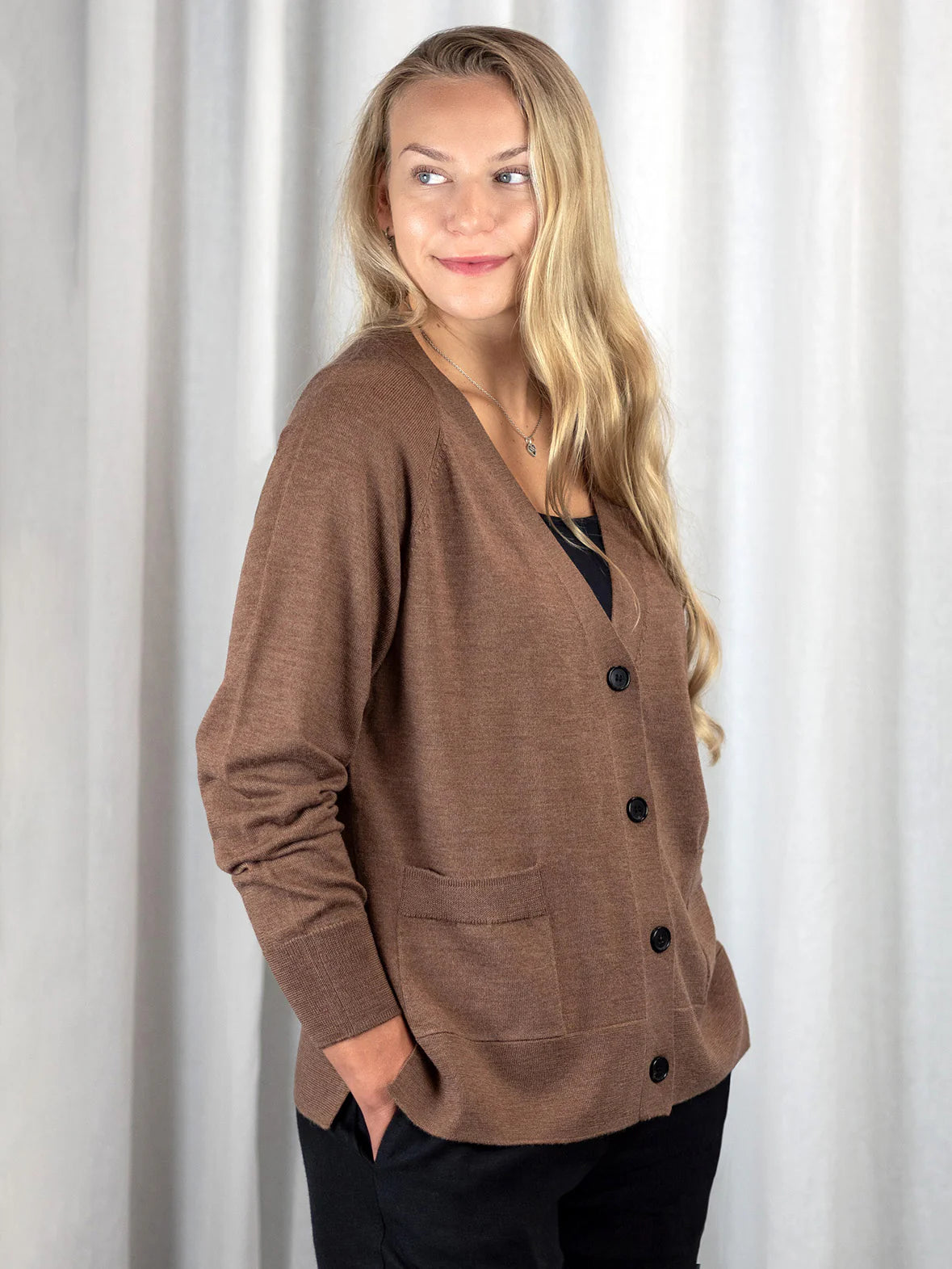 HERMIONE Merinovillatakki - Kameli