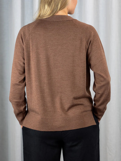 HERMIONE Merinovillatakki - Kameli