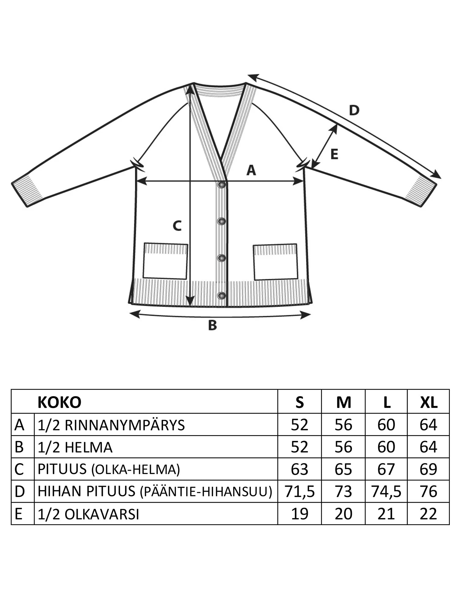 HERMIONE Merinovillatakki - Denim