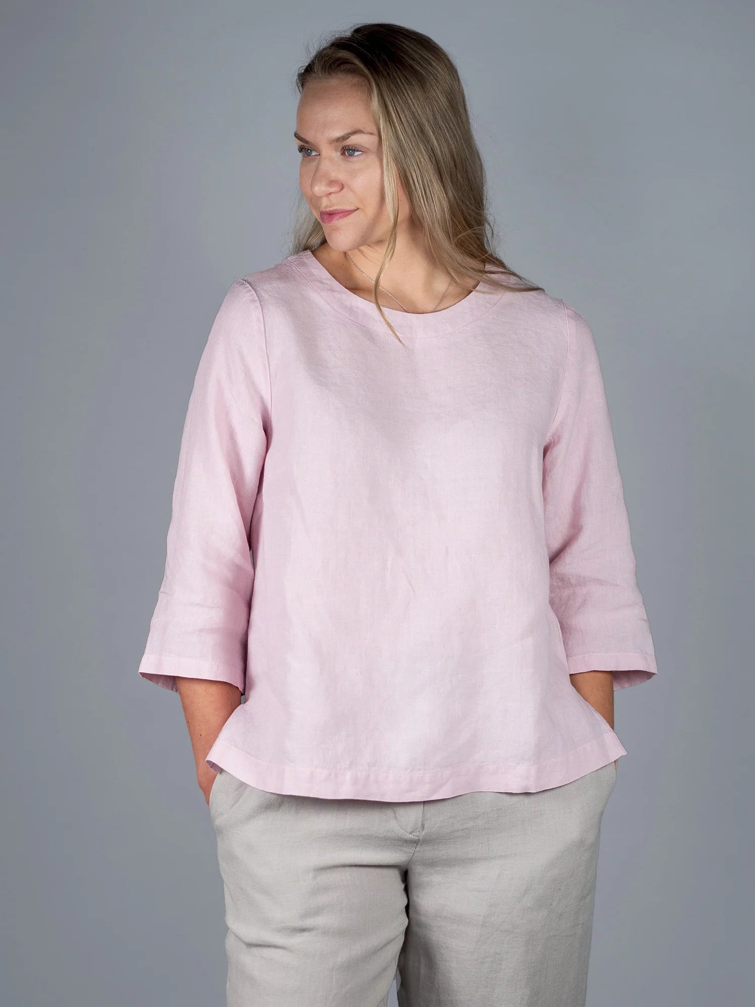 ILONA Pellavapaita - Vaaleanpunainen