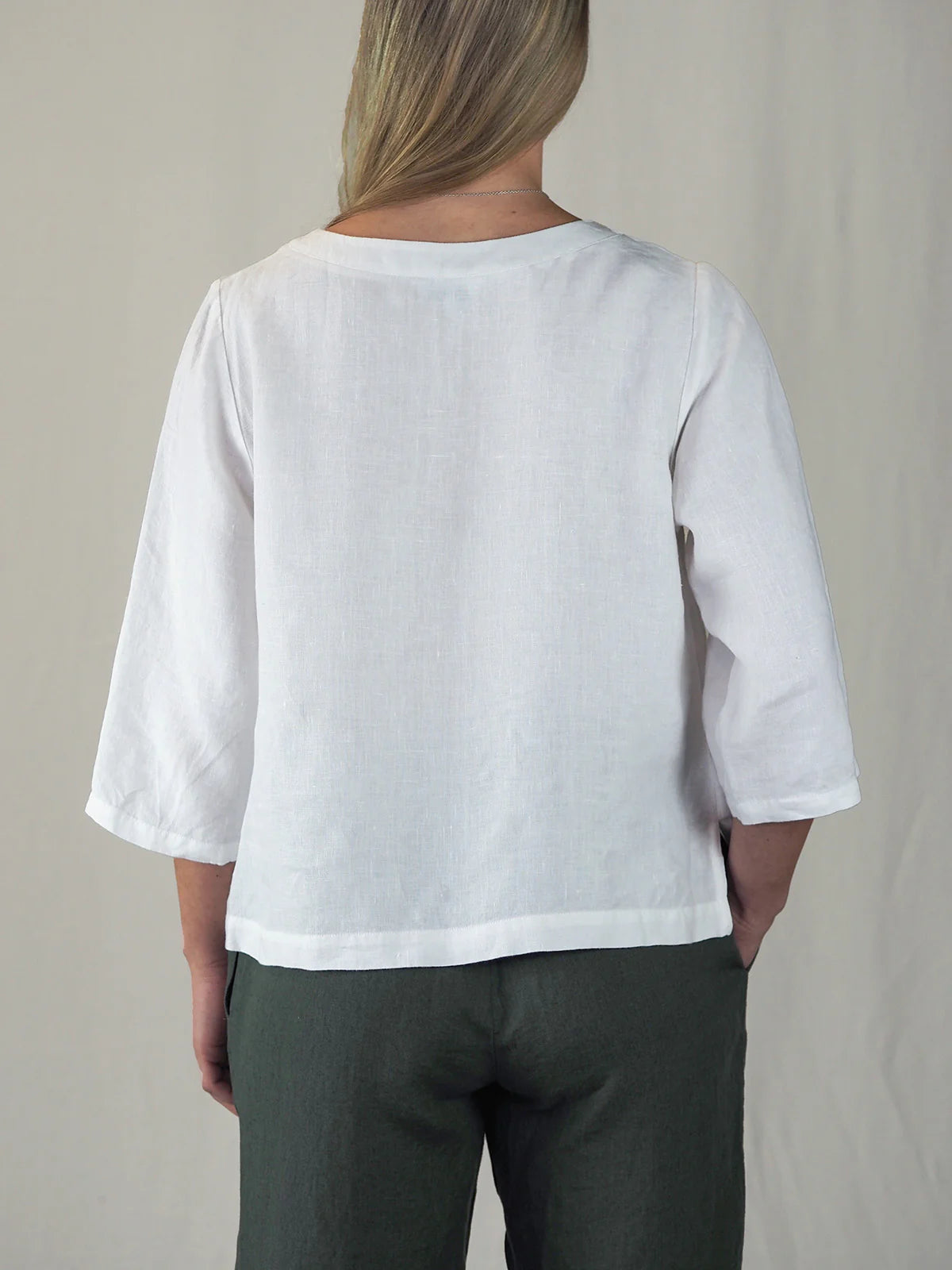 ILONA Pellavapaita - Valkoinen