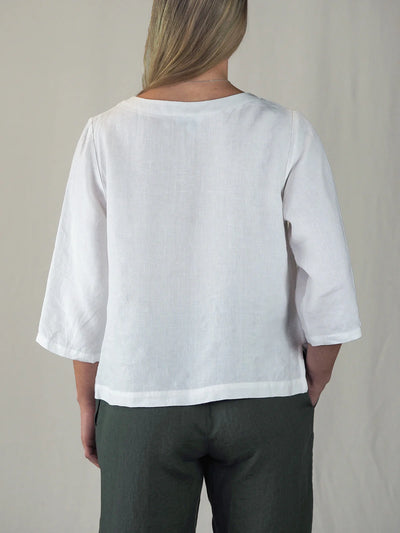 ILONA Pellavapaita - Valkoinen