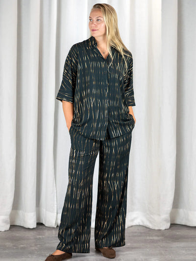 IRA Viskoosihousut - Kultasäikeet