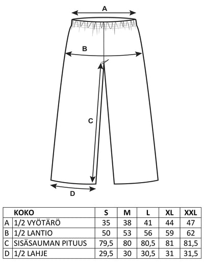 IRA Viskoosihousut - Kultasäikeet
