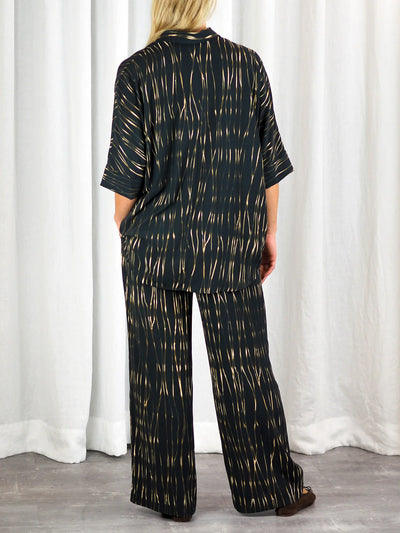 JASMIN Viskoosipaita - Kultasäikeet