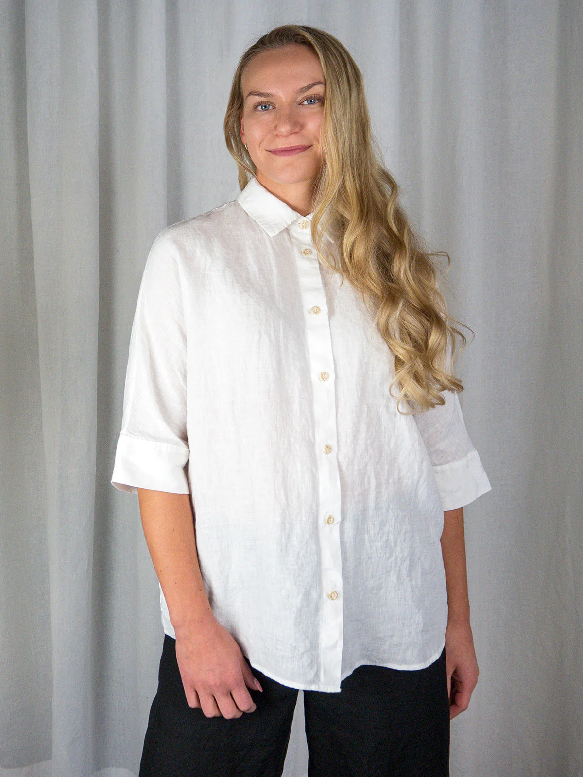 IRJA Pellavapaita - Valkoinen