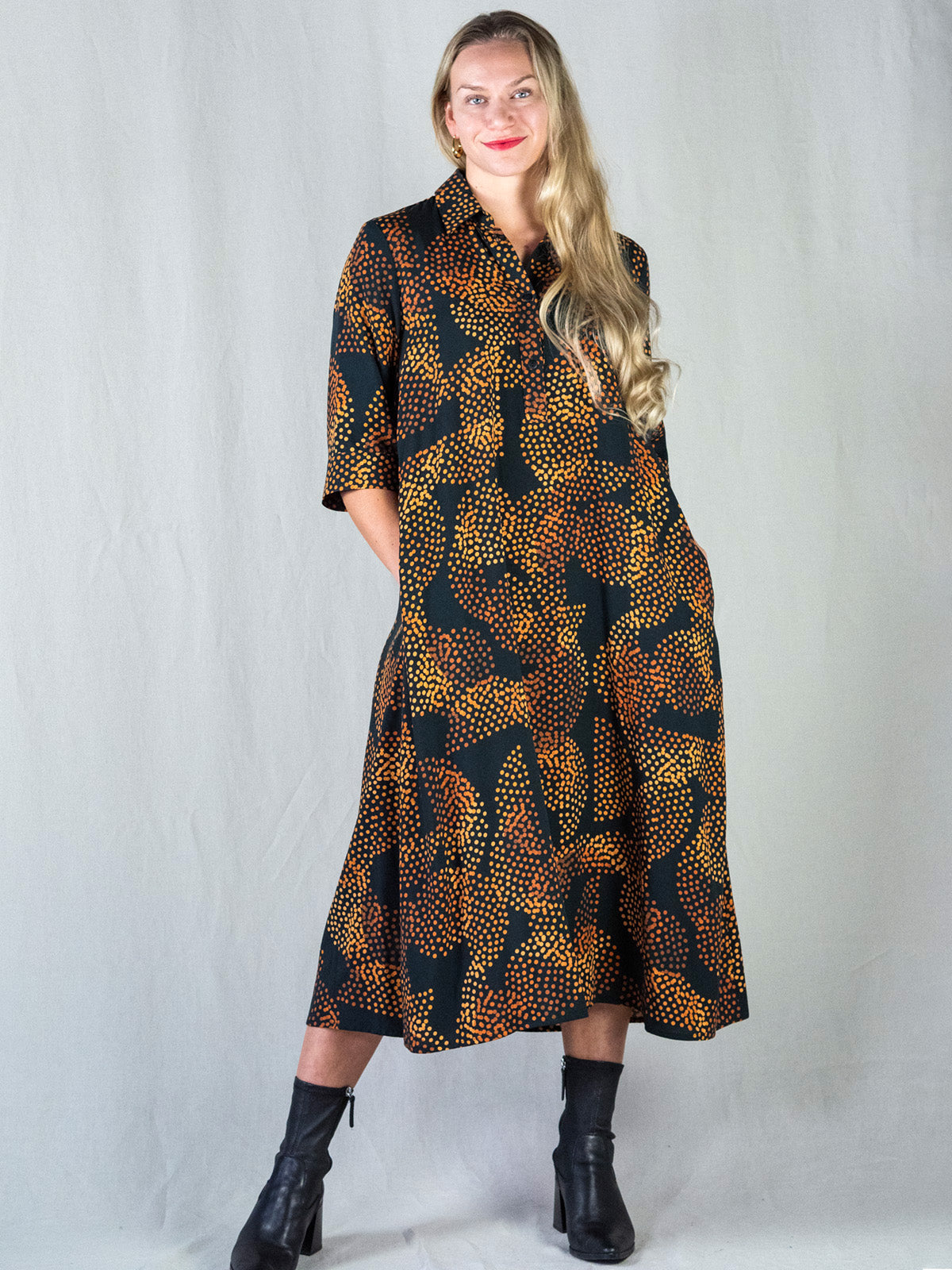 ISADORA Viskoosimekko - Pistepirkko Oranssi