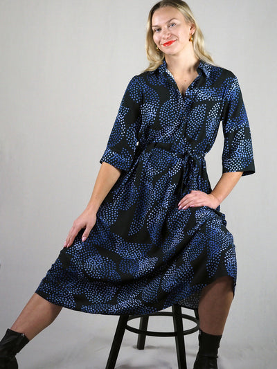 ISADORA Viskoosimekko - Pistepirkko Sininen