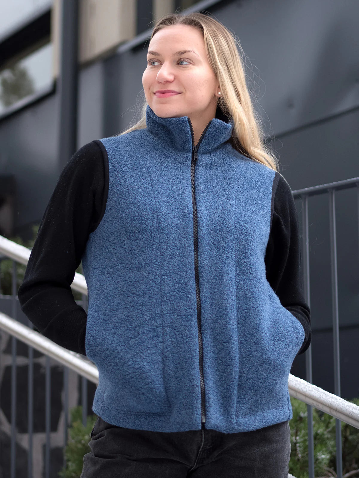 JADE Villafleeceliivi - Sininen