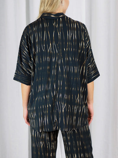 JASMIN Viskoosipaita - Kultasäikeet