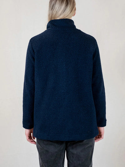 JEMINA Villafleecetakki - Tummansininen