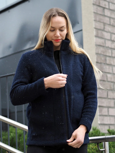 JEMINA Villafleecetakki - Tummansininen