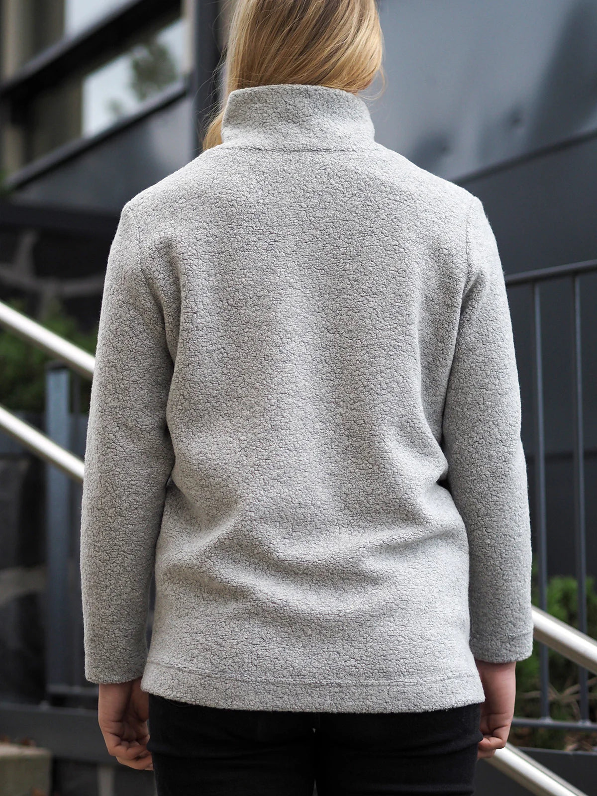 JEMINA Villafleecetakki - Harmaa