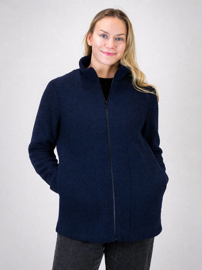 JEMINA Villafleecetakki - Tummansininen