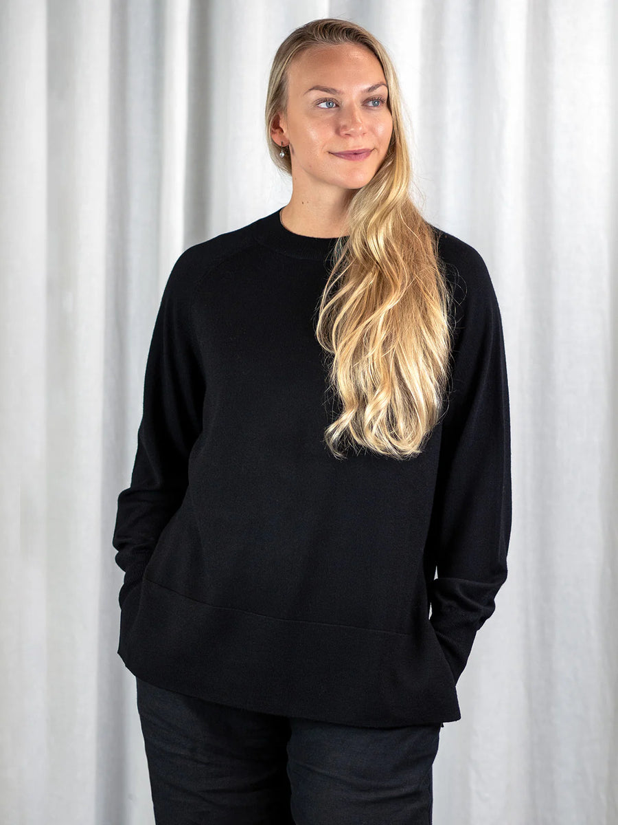 JOLIE Merinovillapusero - Musta