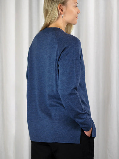 JOLIE Merinovillapusero - Denim