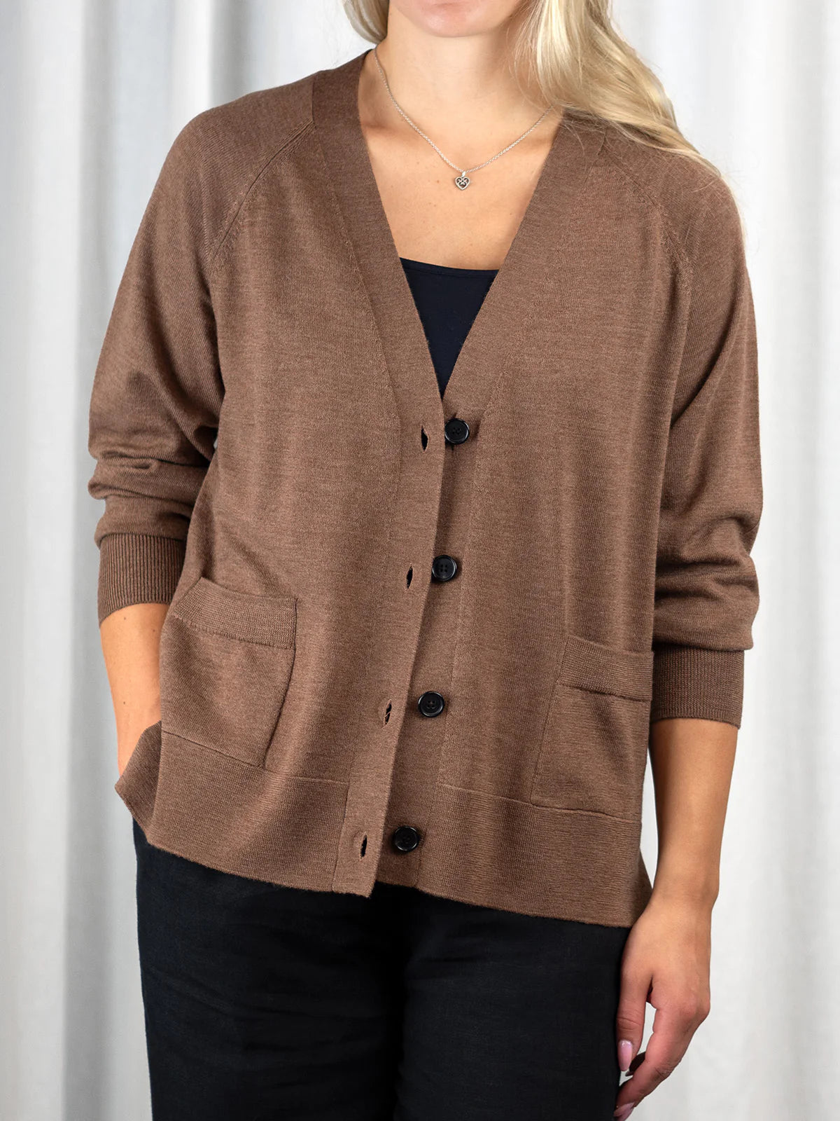 HERMIONE Merinovillatakki - Kameli