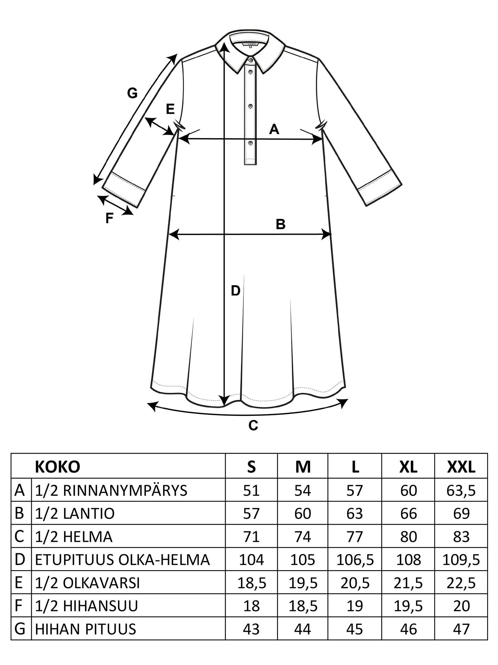 KARLA Pellavamekko - Navy