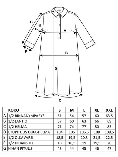 KARLA Pellavamekko - Navy