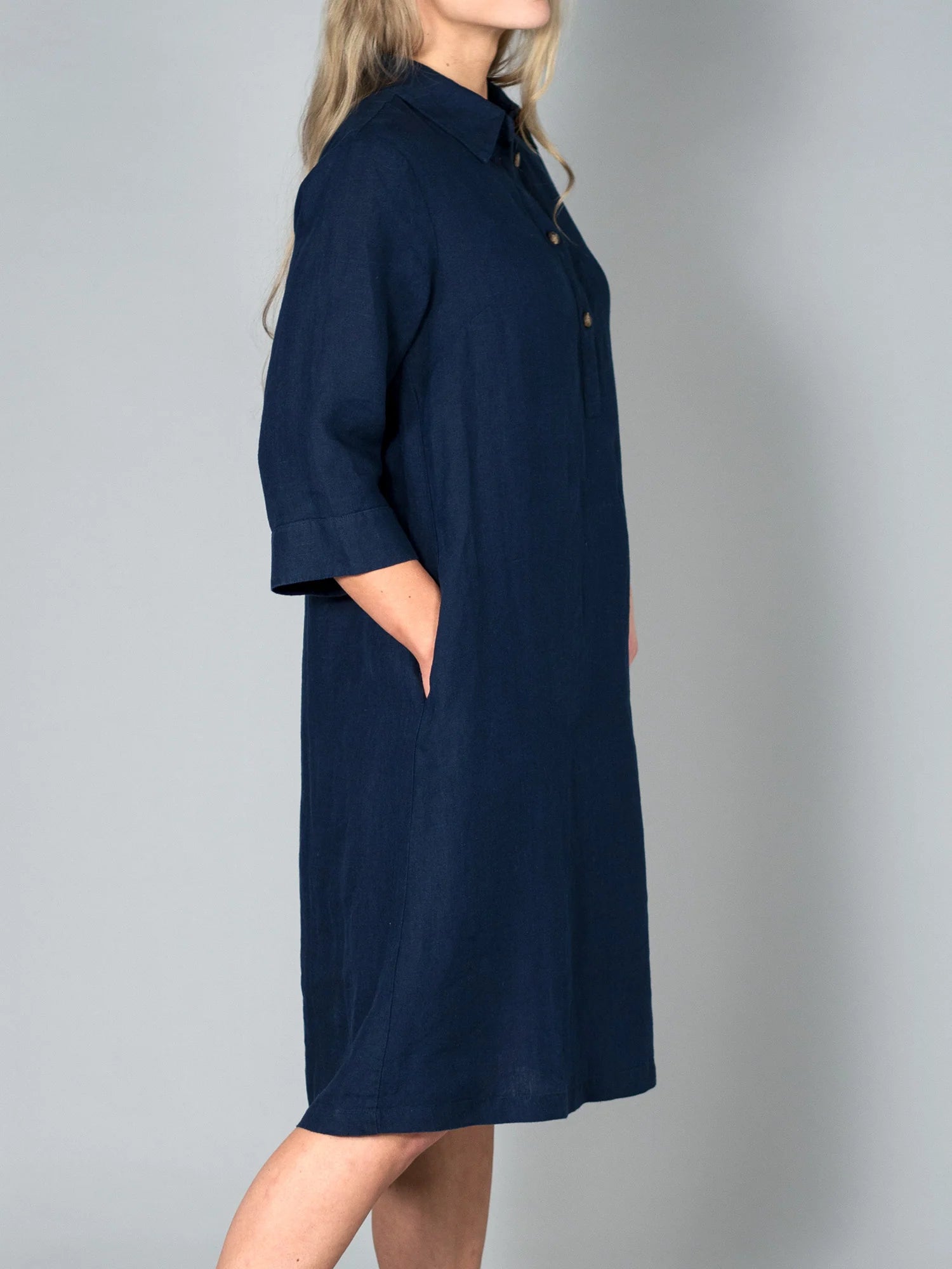 KARLA Pellavamekko - Navy