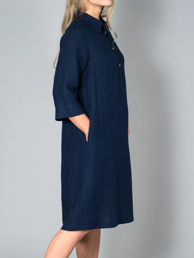 KARLA Pellavamekko - Navy