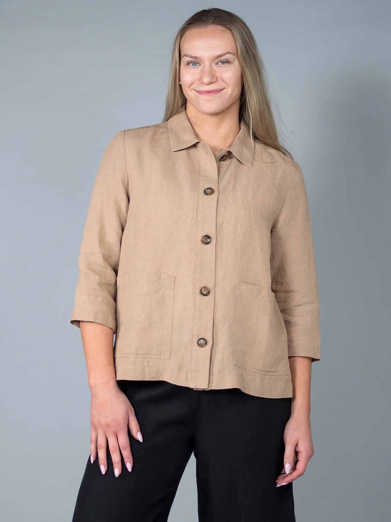 ELSA Pellavajakku - Aavikonruskea