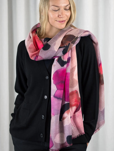 Merinovillahuivi - Petal Haze