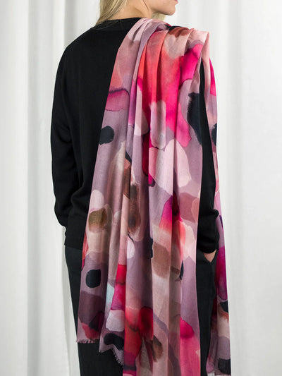 Merinovillahuivi - Petal Haze