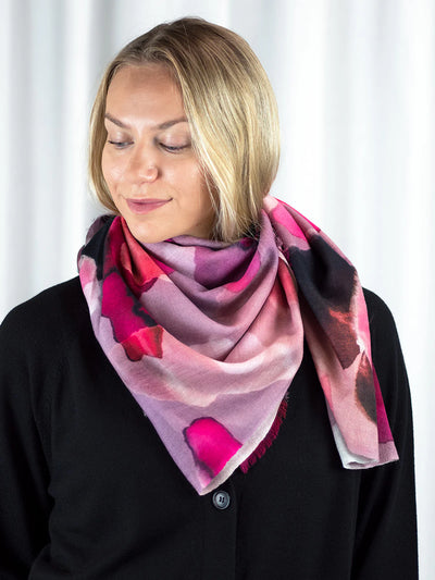 Merinovillahuivi - Petal Haze