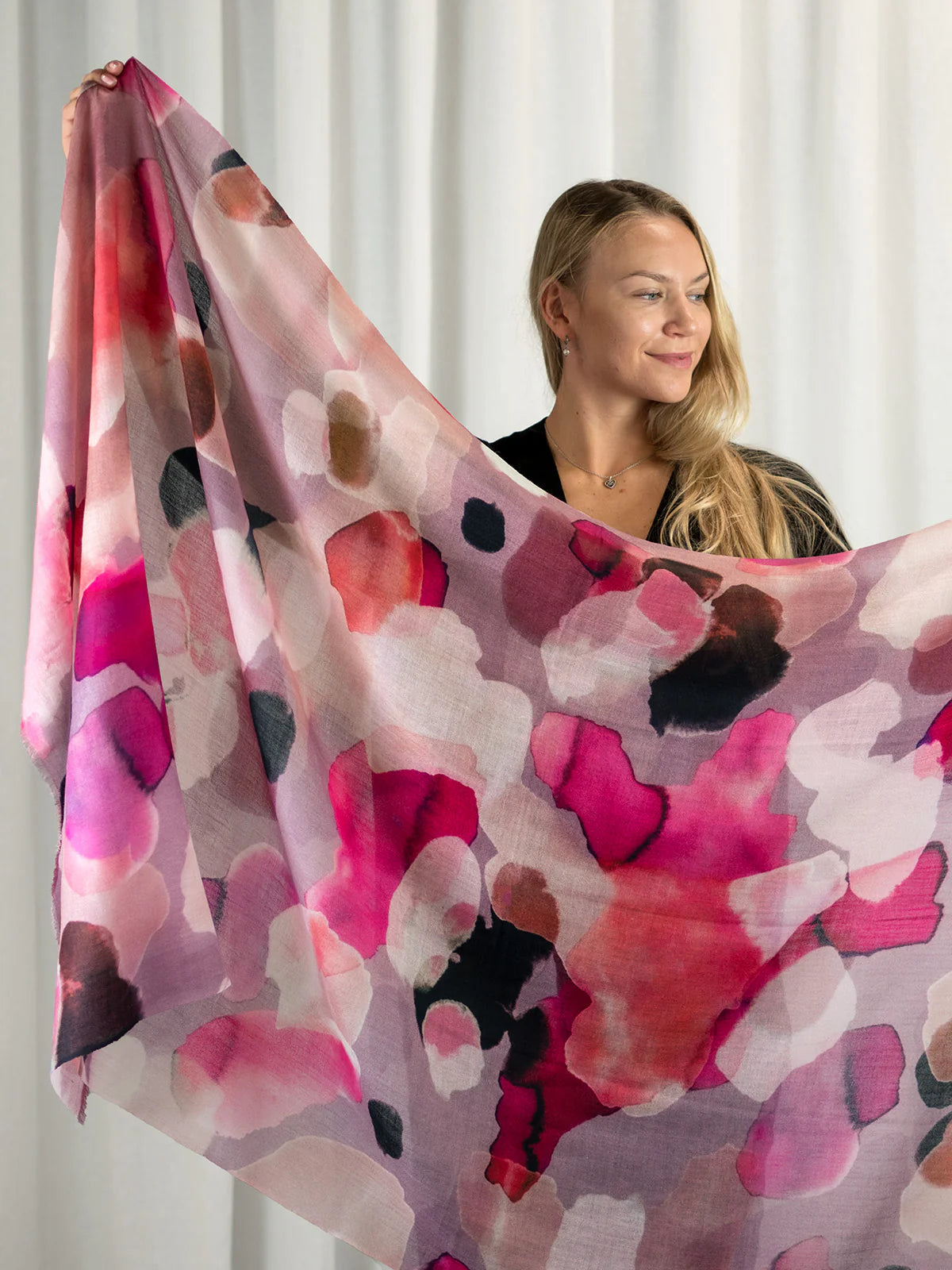 Merinovillahuivi - Petal Haze