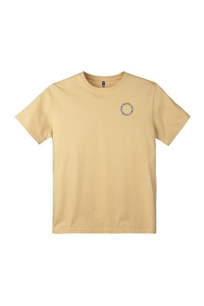 Cycle Coffee T-Shirt - Khaki Sand